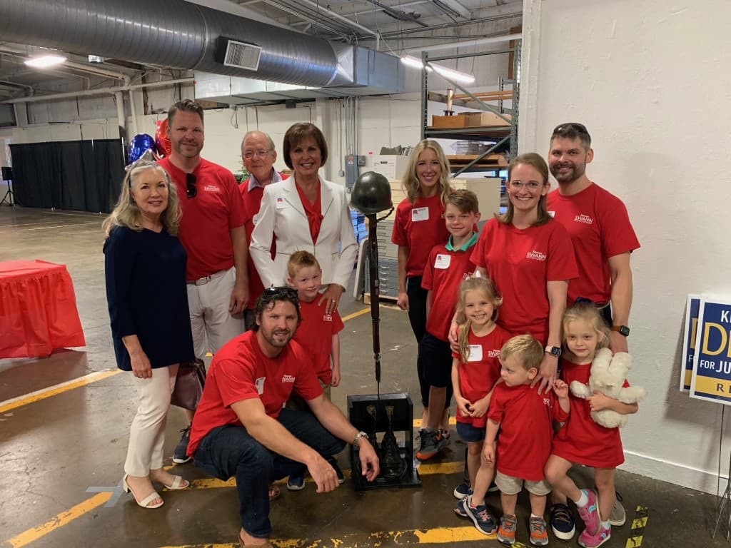 Renée Swann with family — grace, poise, and the heart of the Swann family
